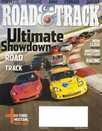 ROAD & TRACK 2010 NOV - BOSS 302, EQUUS, tC, WRX STI, STOCK v RACE CAR, DALY